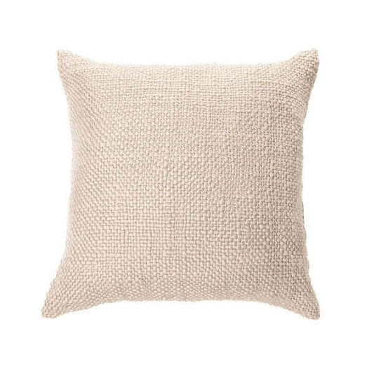 Oreiller européen en tricot MOLLO  25'' X 25'' ( Naturel ) Par Brunelli - coussins Brunelli - Literie-Déco et moi 