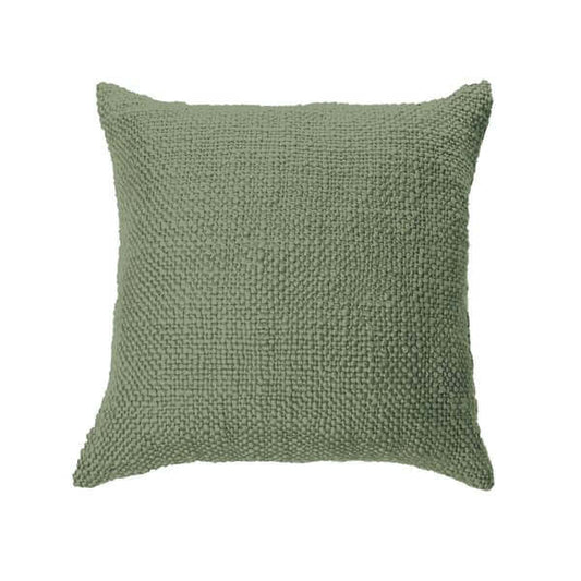 Oreiller européen en tricot MOLLO  25'' X 25'' ( Vert ) Par Brunelli coussins  ,disponible chez Literie-Déco et moi 