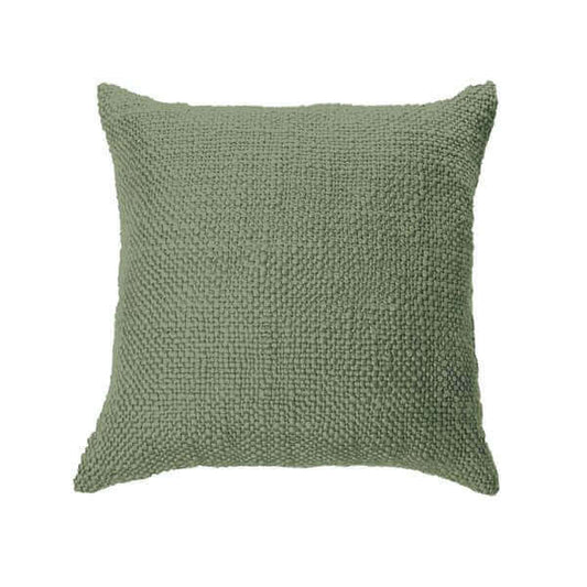 Oreiller européen en tricot MOLLO  25'' X 25'' ( Vert ) Par Brunelli - coussins Brunelli - Literie-Déco et moi 