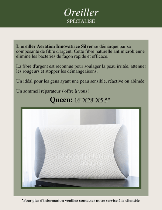 Oreiller SILVER - Literie - Déco et moi