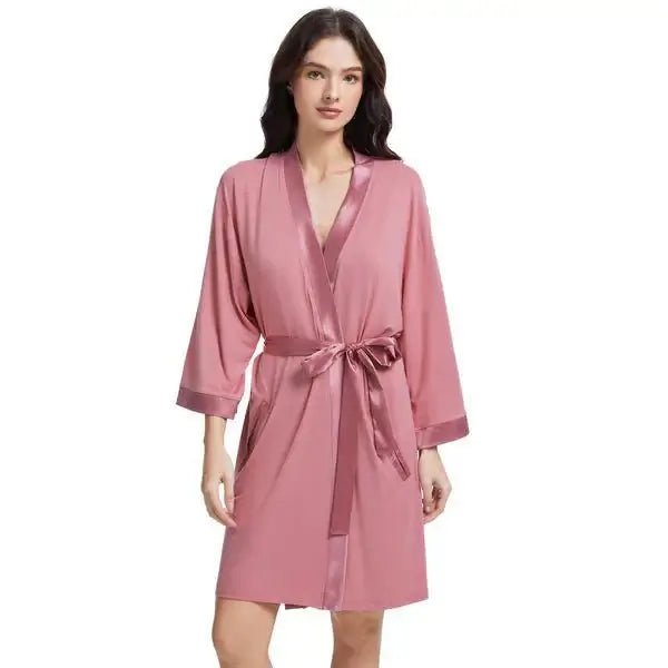 Peignoir en bambou ( Rose ) - PEIGNOIR Daniadown - Literie-Déco et moi 