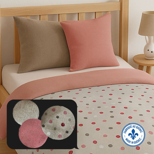 ( Fait au Québec) Ensemble de literie pour enfants PICO Housse de couette enfant  ,disponible chez Literie-Déco et moi 