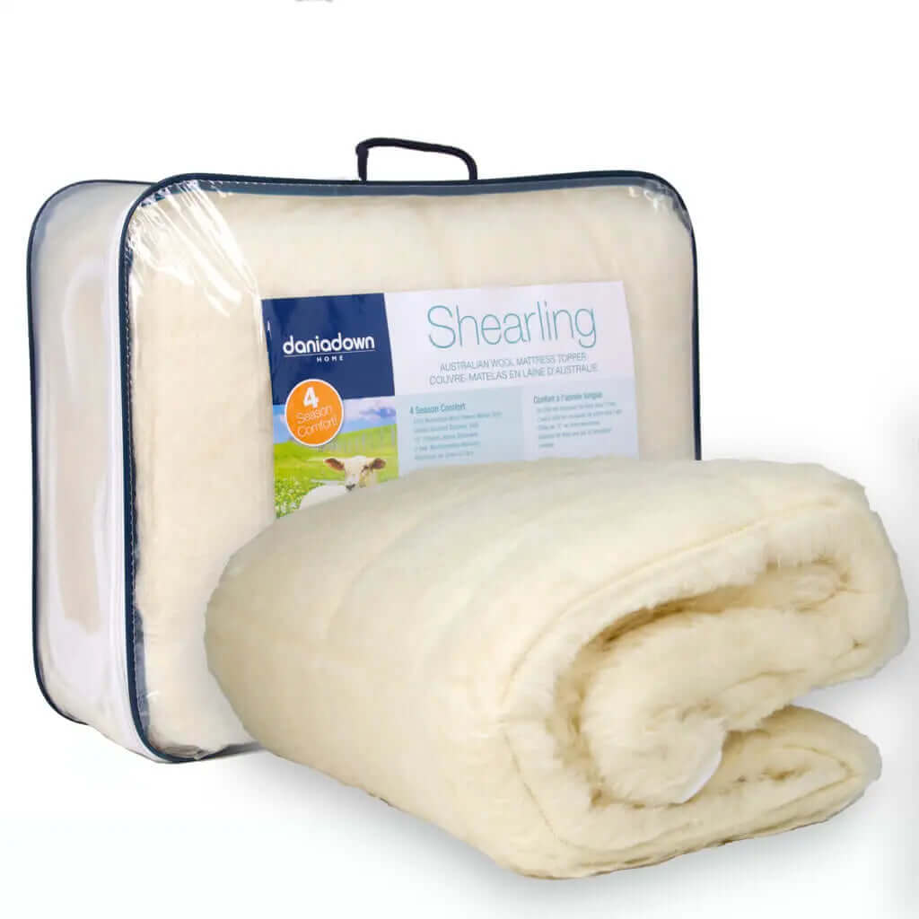Protège-matelas en laine australienne - protege matelas Daniadown - Literie-Déco et moi 