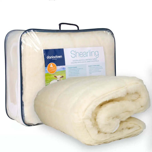 Protège-matelas en laine australienne - protege matelas Daniadown - Literie-Déco et moi 