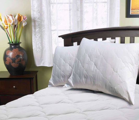 Protège -oreiller matelassé DELUXE - protege oreiller Zénima - Literie-Déco et moi 