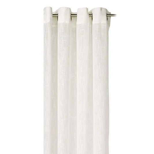 Rideau blanc à anneaux MARBLE- Par Brunelli - rideau Brunelli - Literie-Déco et moi 