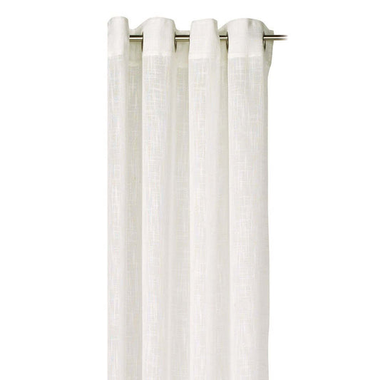 Rideau blanc à anneaux MARBLE- Par Brunelli rideau  ,disponible chez Literie-Déco et moi 