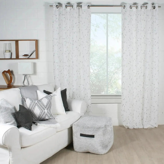 Rideau ÉLODIE ( gris ) - rideau Accent mode - Literie-Déco et moi 