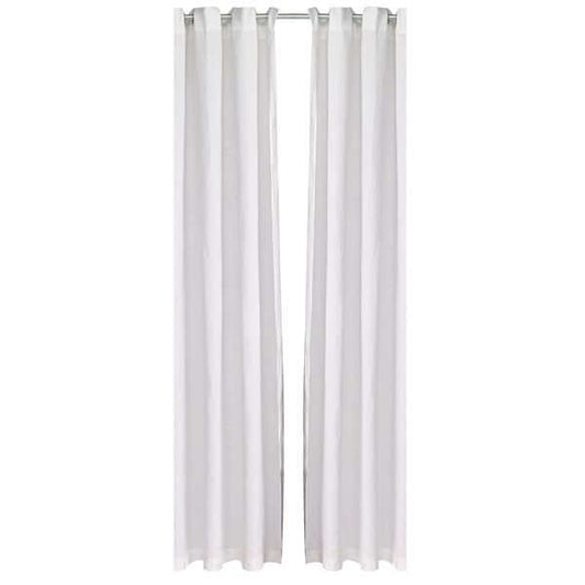 Rideau en lin blanc LINEN STONE WASH - Par Brunelli - Literie - Déco et moi