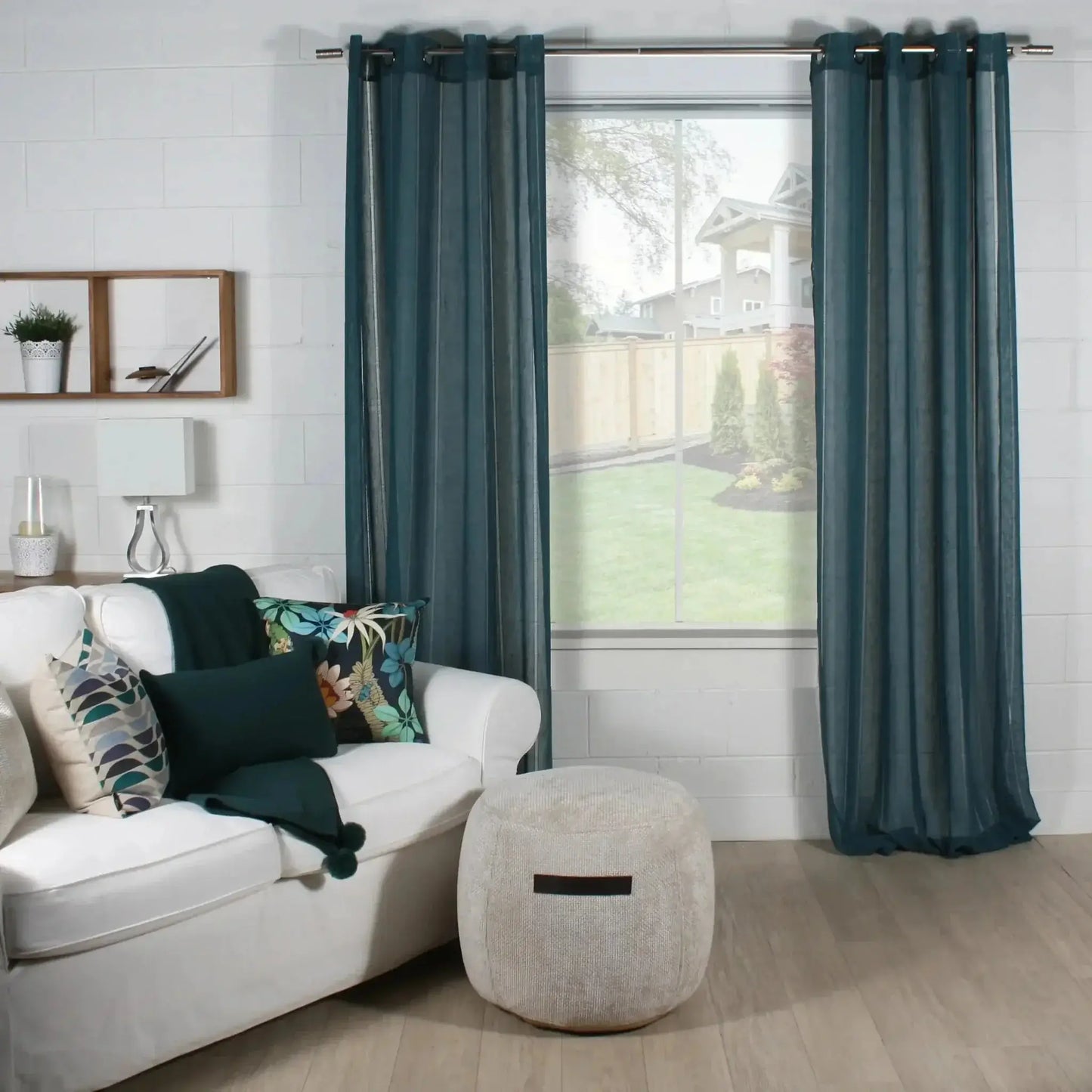  Rideau LISBONNE ( 6 TEINTES DISPONIBLES ) de Accent mode – PRODUIT  de qualité chez Literie & Déco et Moi