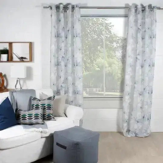 Rideau LIVIA ( Bleu) - rideau Accent mode - Literie-Déco et moi 