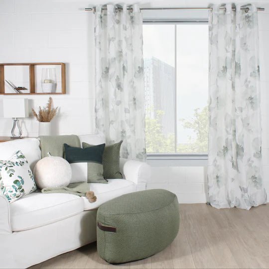 Rideau MÉGANE ( Vert ) - rideau Accent mode - Literie-Déco et moi 
