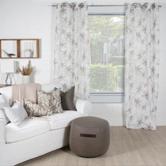  Rideau MILA ( Brun ) de Accent mode – PRODUIT  de qualité chez Literie & Déco et Moi