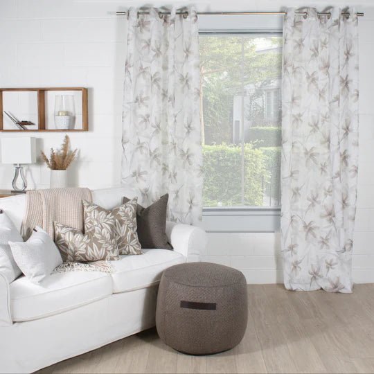  Rideau MILA ( Brun ) de Accent mode – PRODUIT  de qualité chez Literie & Déco et Moi