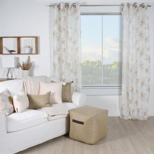  Rideau MILA ( Jaune ) de Accent mode – PRODUIT  de qualité chez Literie & Déco et Moi