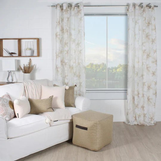 Rideau MILA ( Jaune ) - Premium rideau from Accent mode - Just $89.99! Shop now at Literie-Déco et moi 