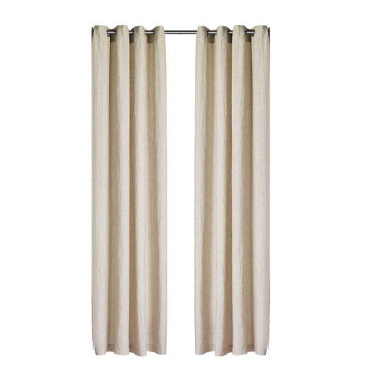  Rideau naturel en lin LINEN STONE WASH- Par Brunelli de Brunelli – PRODUIT  de qualité chez Literie & Déco et Moi