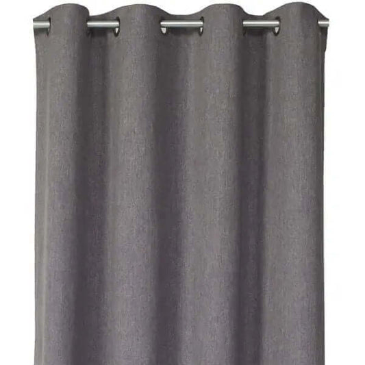 Rideau opaque gris Carbonara- Par Brunelli - rideau Brunelli - Literie-Déco et moi 