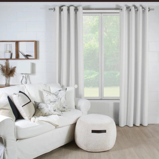 Rideau opaque SHERBROOKE ( Blanc cassé ) - Literie - Déco et moi