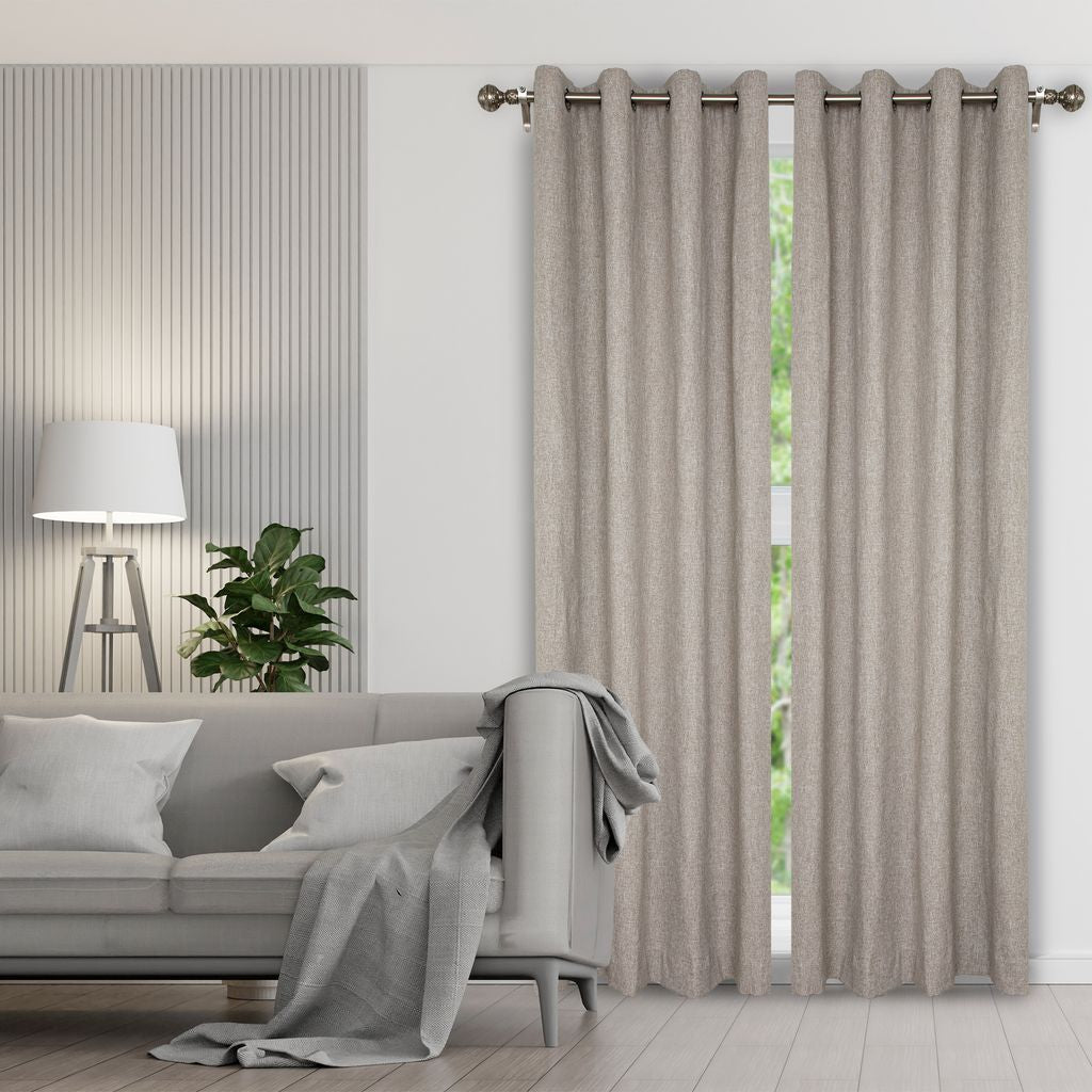 Rideaux HÉRITAGE - 100% occultant- Beige ( 54" x 96") - rideau Literie & Déco et moi - Literie-Déco et moi 