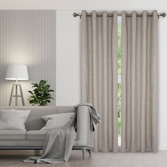 Rideaux HÉRITAGE - 100% occultant- Beige ( 54" x 96") - rideau Literie & Déco et moi - Literie-Déco et moi