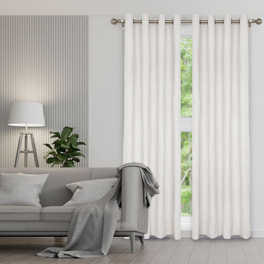 Rideaux HÉRITAGE - 100% occultant- Blanc cassé ( 54" x 96") - rideau Literie & Déco et moi - Literie-Déco et moi