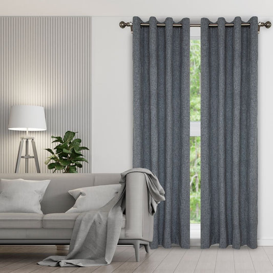 Rideaux HÉRITAGE - 100% occultant- Gris ( 54" x 96") - rideau Literie & Déco et moi - Literie-Déco et moi