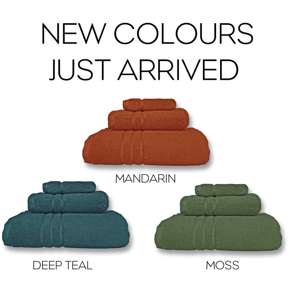 Serviettes en 100% coton PORTOFINO - Par Cuddle Down - Literie - Déco et moi