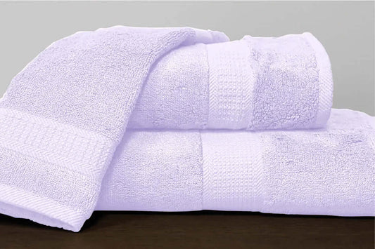 Serviettes en bambou/coton ( Mauve ) - serviettes de bain rjs trading - $6.99! Literie-Déco et moi 
