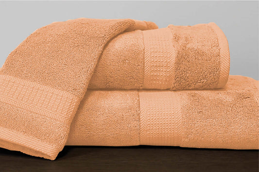 Serviettes en bambou/coton ( Orange ) - Literie - Déco et moi