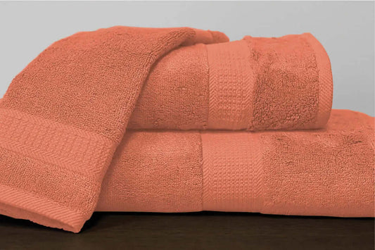 Serviettes en bambou/coton ( Paprika ) - serviettes de bain rjs trading - $6.99! Literie-Déco et moi 