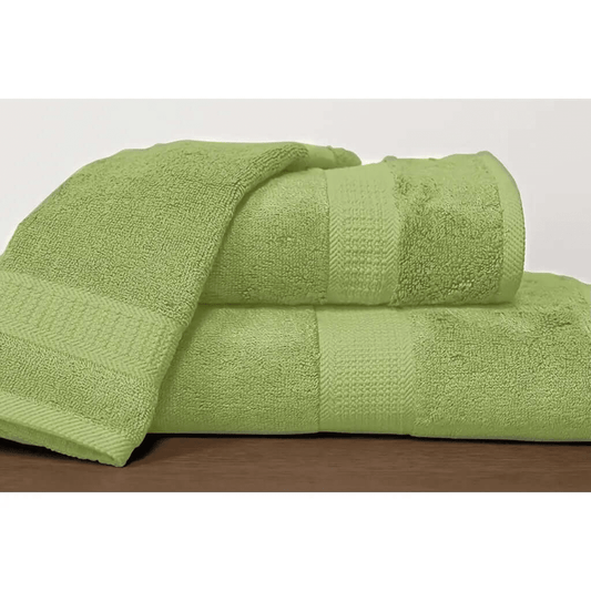 Serviettes en bambou/coton ( Vert persil ) - serviettes de bain rjs trading - Literie-Déco et moi