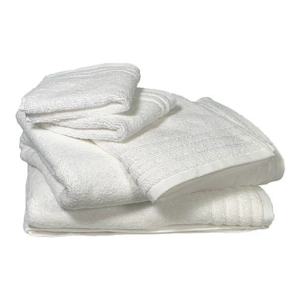 Serviettes en coton douces au toucher ( Confectionnées au Portugal )- Blanc - serviettes de bain Daniadown - Literie-Déco et moi 