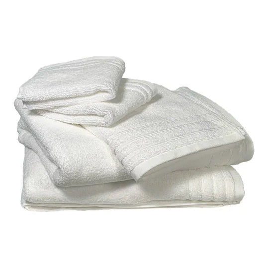 Serviettes en coton douces au toucher ( Confectionnées au Portugal )- Blanc - serviettes de bain Daniadown - $7.95! Literie-Déco et moi 