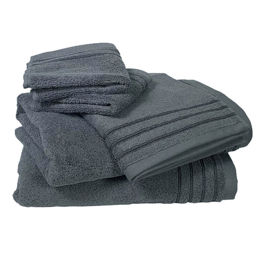 Serviettes en coton douces au toucher ( Confectionnées au Portugal )- Charcoal - serviettes de bain Daniadown - $7.95! Literie-Déco et moi 