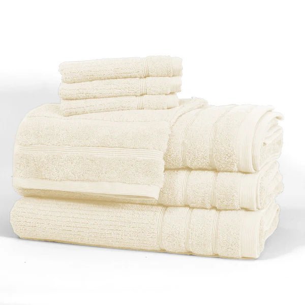 Serviettes en coton égyptien ( Beige) - serviettes de bain Daniadown - Literie-Déco et moi 