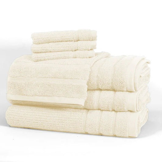 Serviettes en coton égyptien ( Beige) - serviettes de bain Daniadown - Literie-Déco et moi