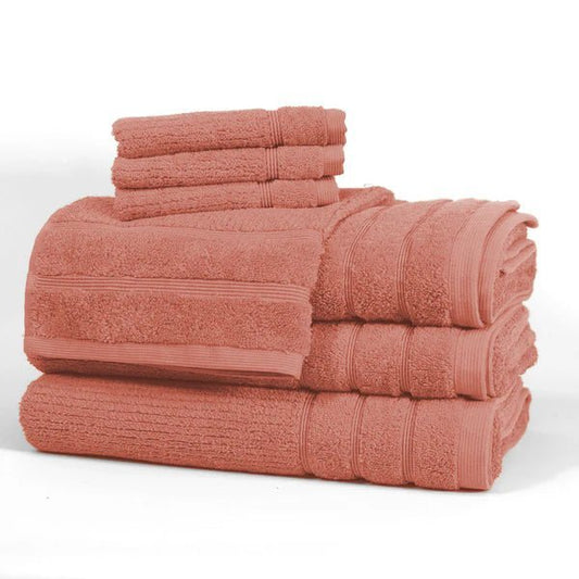 Serviettes en coton égyptien ( Corail ) - serviettes de bain Daniadown - $6.99! Literie-Déco et moi 