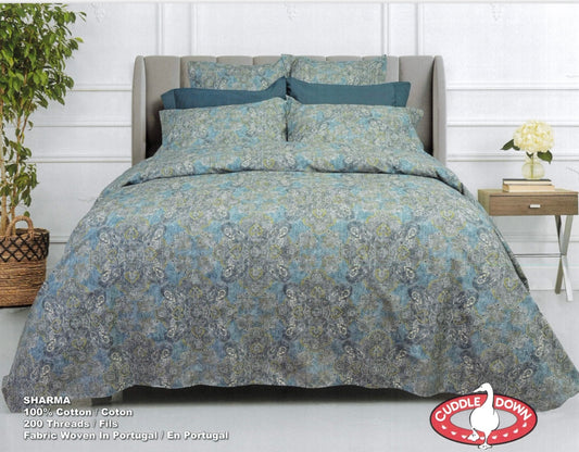 (Fait au Canada) Ensemble de housse de couette Sharma Housse de couette  ,disponible chez Literie-Déco et moi 