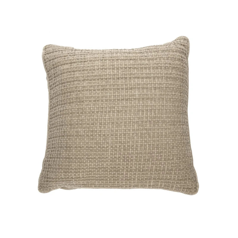 Courtepointe taupe en coton gaufré Spirit- Par Brunelli (Livraison AUTOMNE 2026)