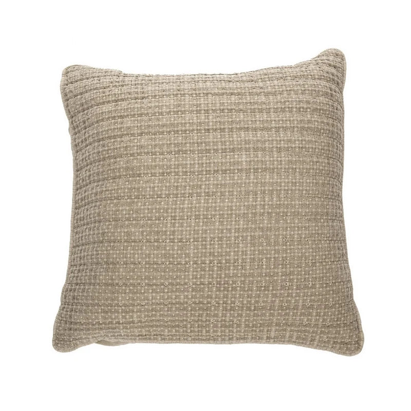 Courtepointe taupe en coton gaufré Spirit- Par Brunelli (Livraison AUTOMNE 2026)