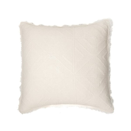 Cache-coussin beige naturel STONE WASHED  ( 18'' X 18'')- Par Brunelli Cache coussin  ,disponible chez Literie-Déco et moi 
