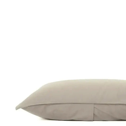 Taie d'oreiller de corps en percale de coton- 10 teintes disponibles taies  ,disponible chez Literie-Déco et moi 