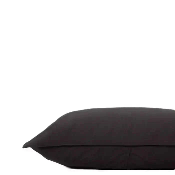 Taie en percale de coton - ( 10 teintes disponibles ) - Ensemble de 2 - Literie - Déco et moi