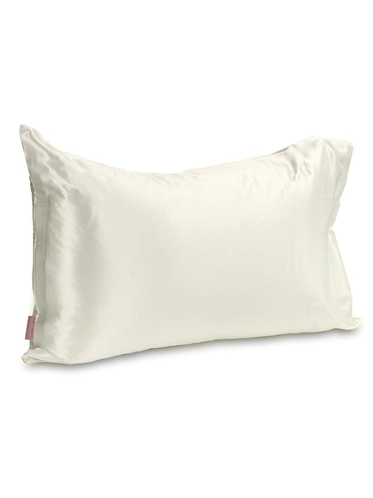 Taie oreiller en  soie de mûrier- Naturel ( 22 mommes) - taies Dolce bianca - $139.99! Literie-Déco et moi 