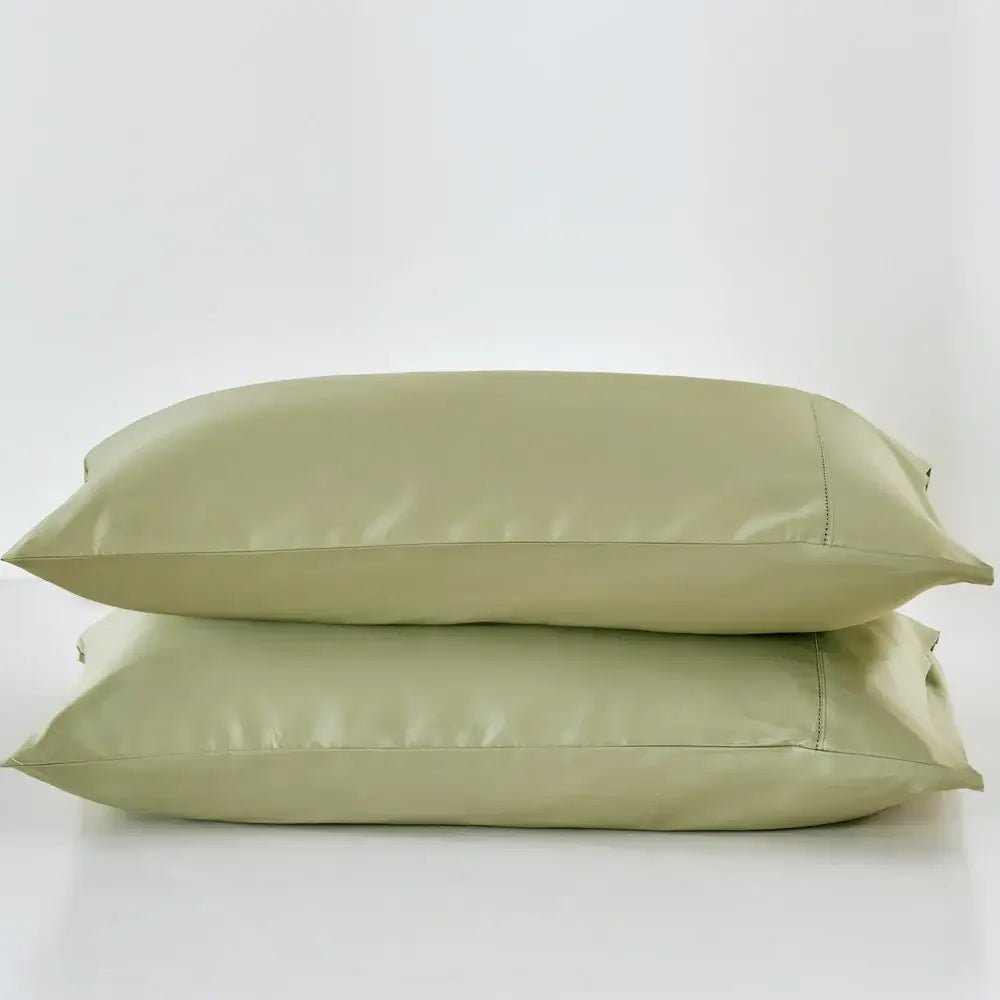 Taies d'oreiller coton PIMA  400fils (Paquet de 2) taies  ,disponible chez Literie-Déco et moi 