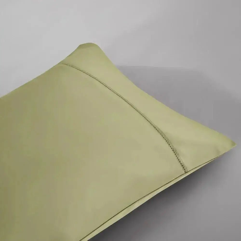 Taies d'oreiller coton PIMA  400fils (Paquet de 2) - Vert Cypress - taies Daniadown - $41.95! Literie-Déco et moi 