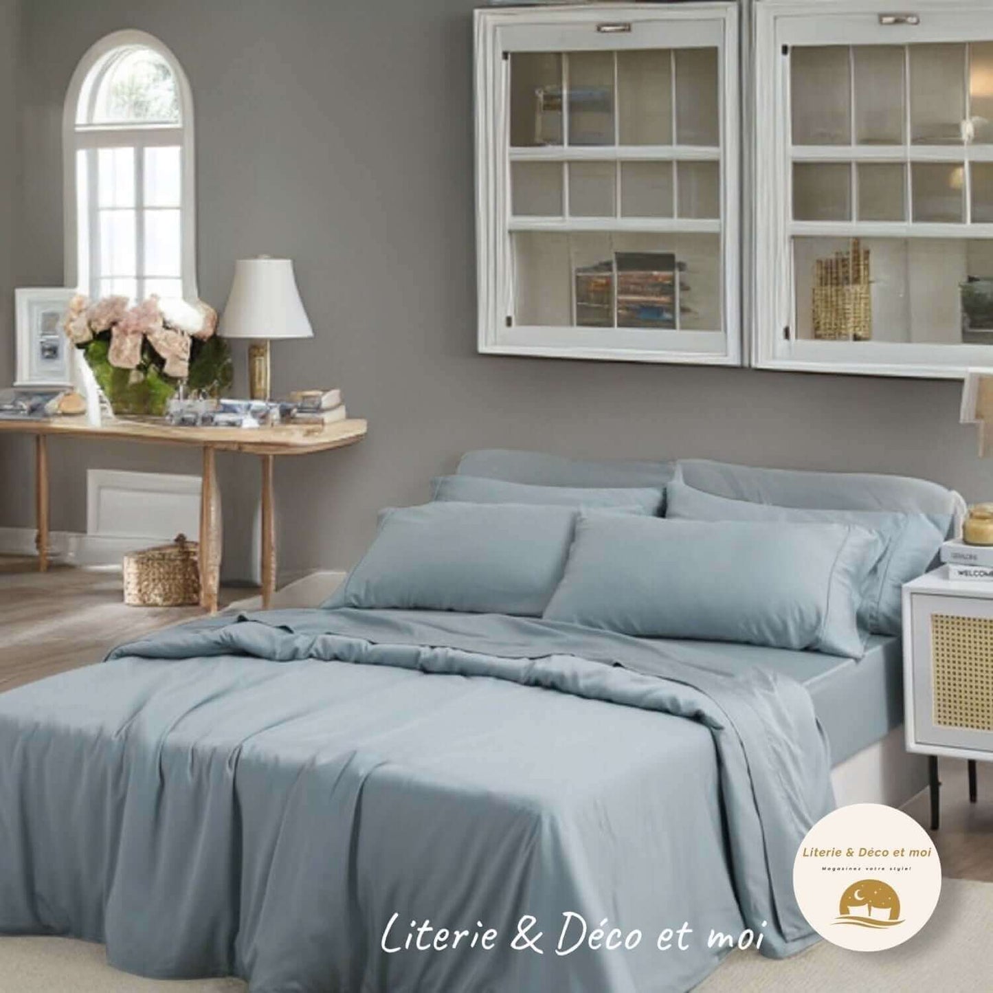 Taies d'oreiller en rayonne de bambou ( Paire )- Collection Literie-Déco et Moi - Draps LITERIE & DÉCO ET MOI - Literie-Déco et moi 