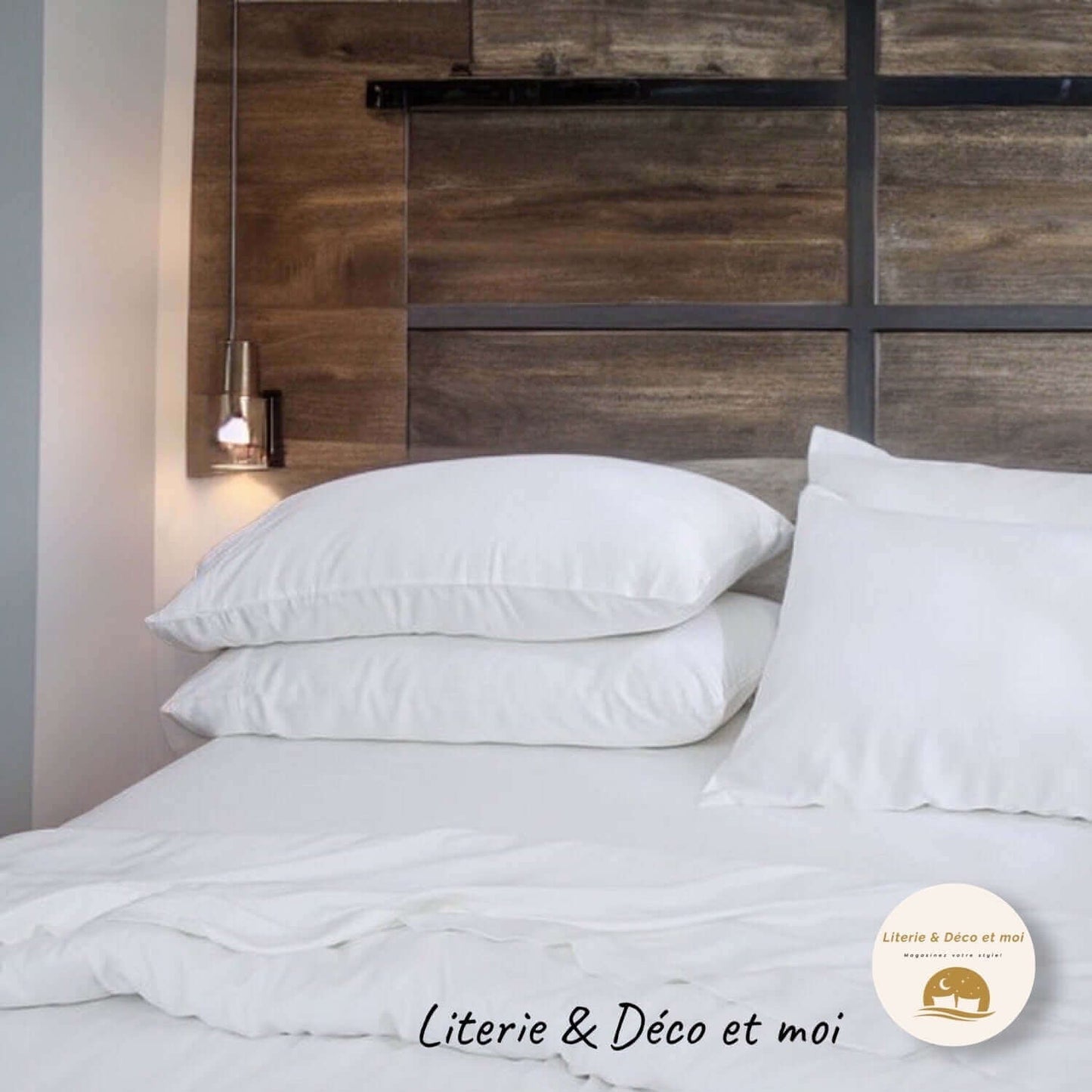 Taies d'oreiller en rayonne de bambou ( Paire )- Collection Literie-Déco et Moi - Draps LITERIE & DÉCO ET MOI - Literie-Déco et moi 