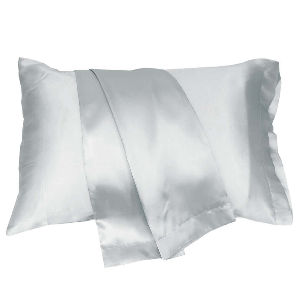 Taies oreiller en SATIN (Paquet de 2) taies  ,disponible chez Literie-Déco et moi 